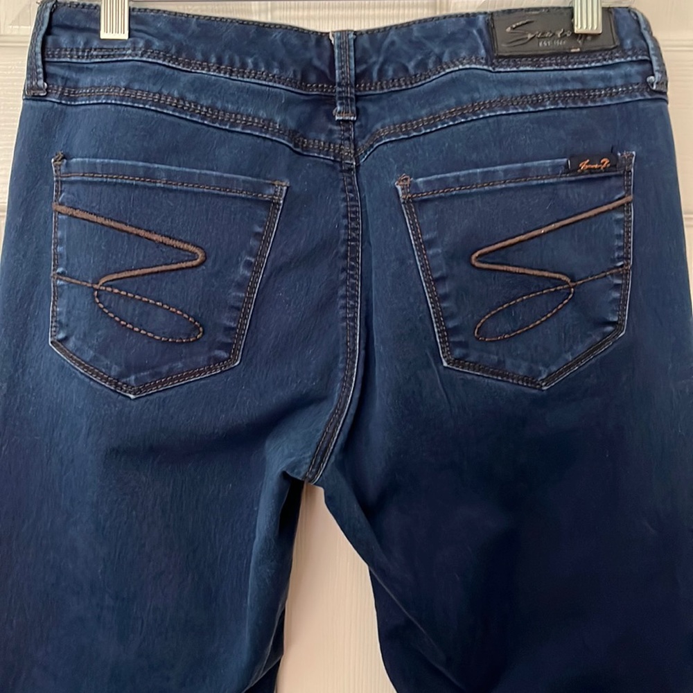 Seven7 Rocker Slim Boot-Cut Indigo Wash Jeans
